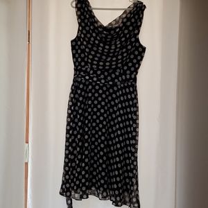 Black and White Polka Dot Dress